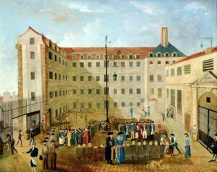 Att boja fångarna vid Bicetre, 1791
